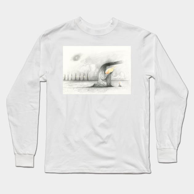 THE BIRD KING - Shaun Tan Long Sleeve T-Shirt by Bequeat